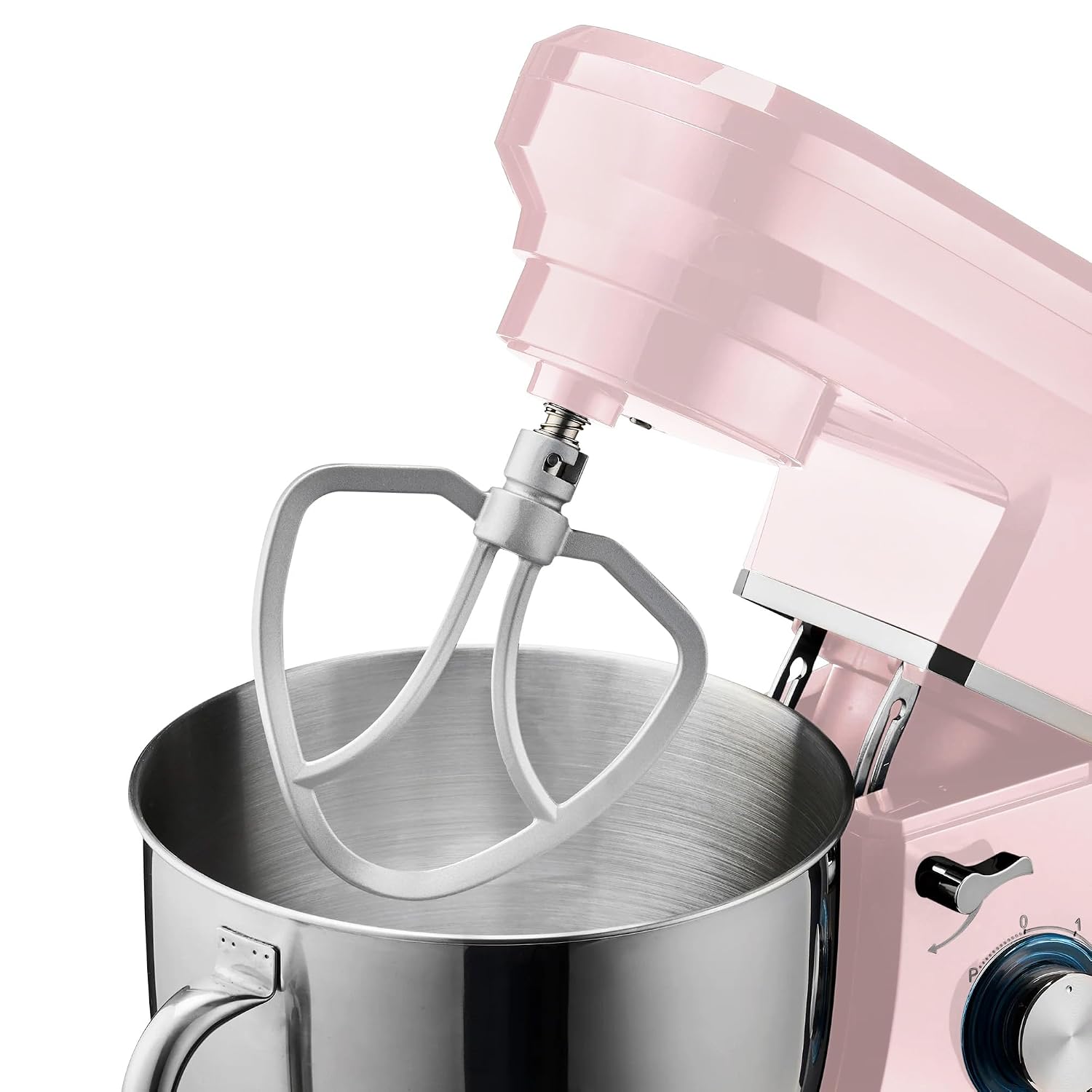 Stand Mixer 1200W 7L Stainless Steel Bowl 6 Speeds Pulse Pink