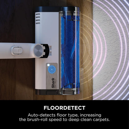 Cordless Stick Vacuum Cleaner 60 Mins Auto-Empty System Anti Hair Wrap Cloudy Blue