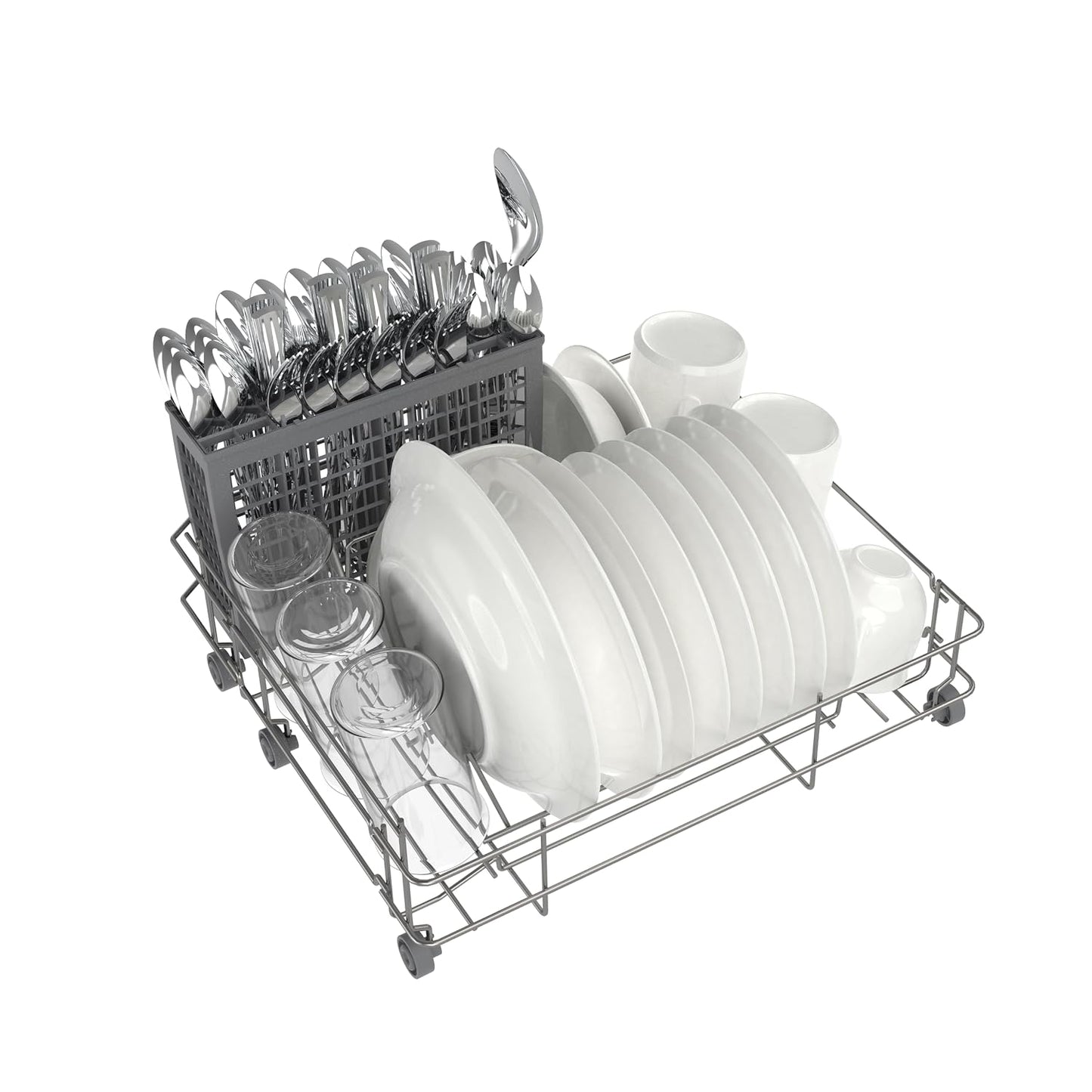Table Top Dishwasher 3 Place Settings 6 Programs White