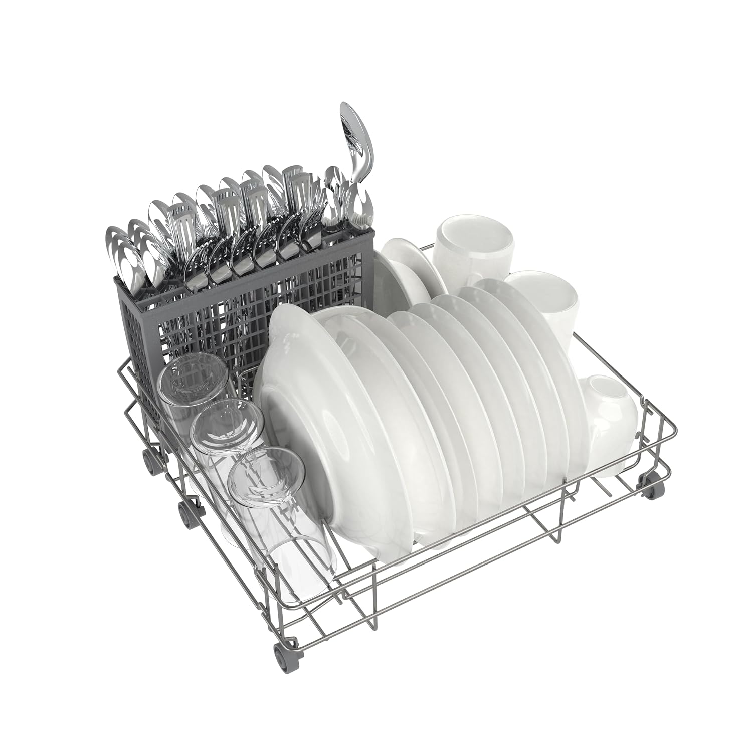 Table Top Dishwasher 3 Place Settings 6 Programs White