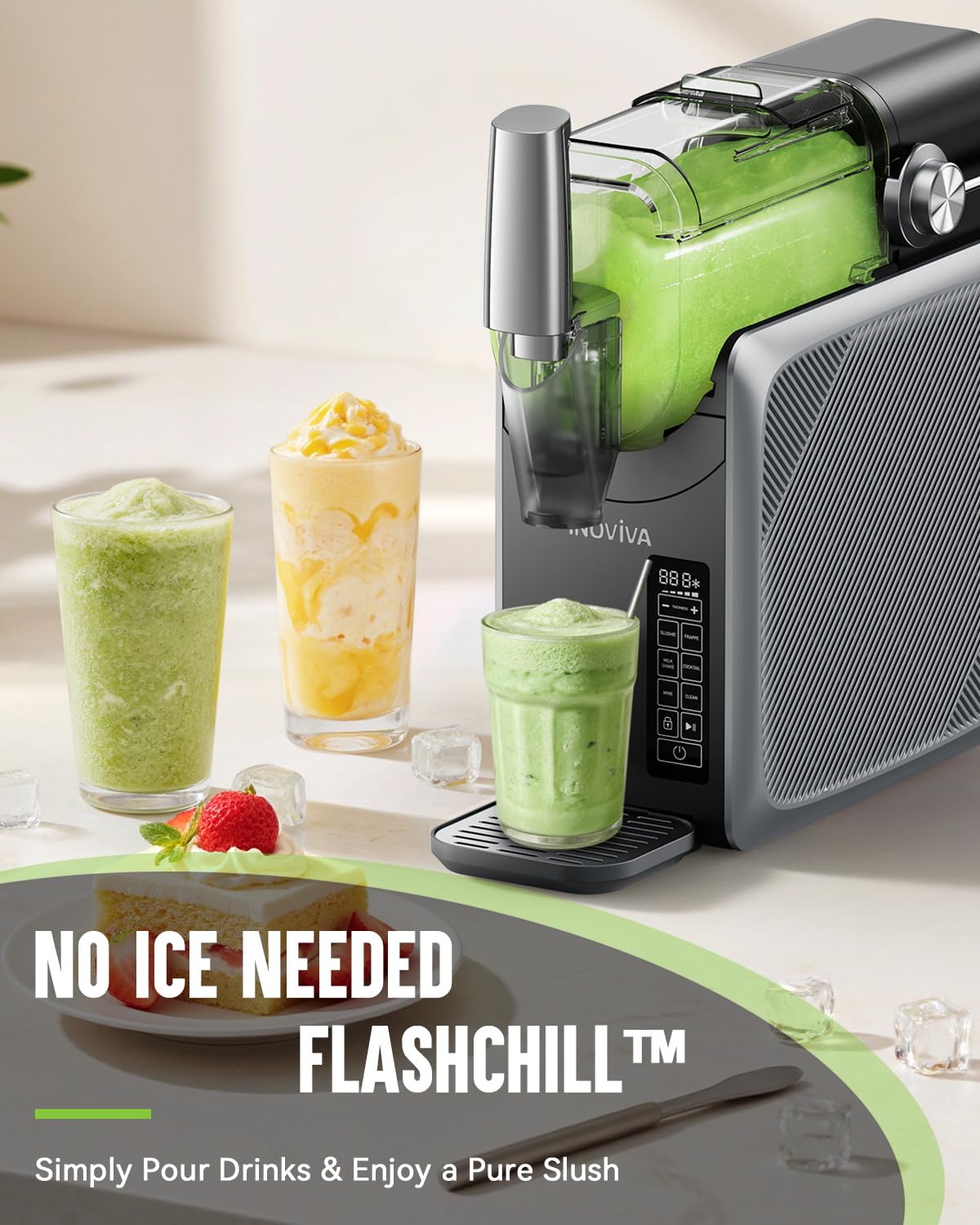 Frozen Drink Maker 2.0L 5 Preset Modes Self-Cleaning White