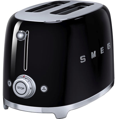 2 Slice Toaster 6 Browning Levels Extra-Wide Slots Black