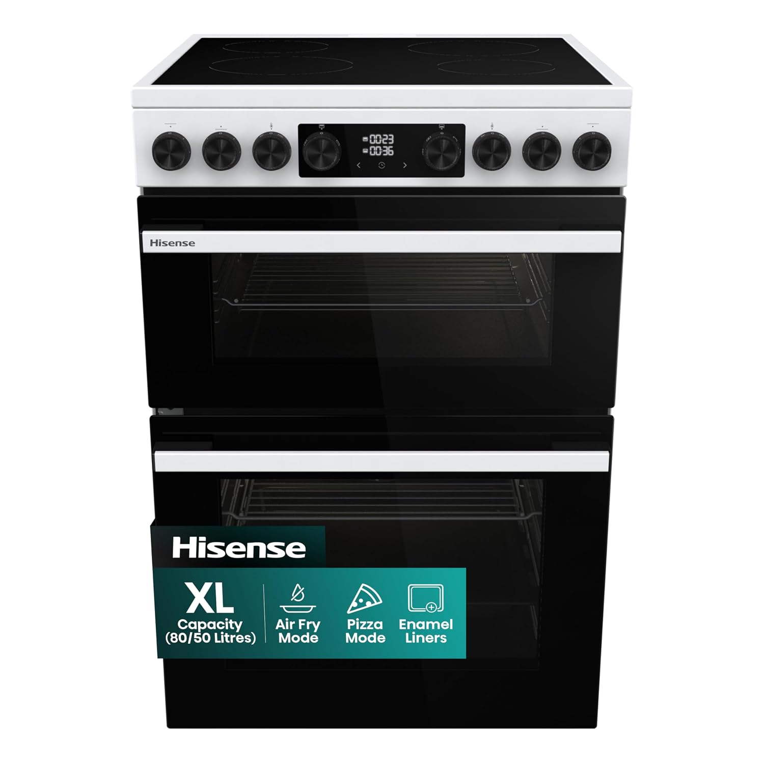 Freestanding Electric Cooker 130L 60cm White