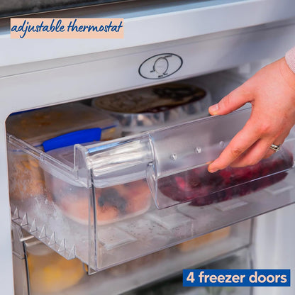 Under Counter Freezer 91L 55cm White Freestanding