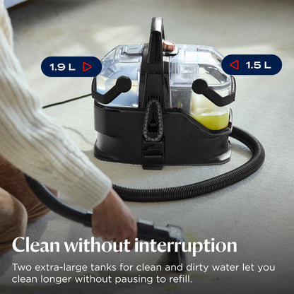 Spot Cleaner 1000W HydroSteam 3 Modes Self-Cleaning Titanium Blue