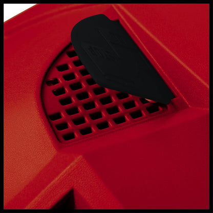 Corded Electric Lawn Mower 37cm 1600W 38L Grass Box 5 Heights Red Black