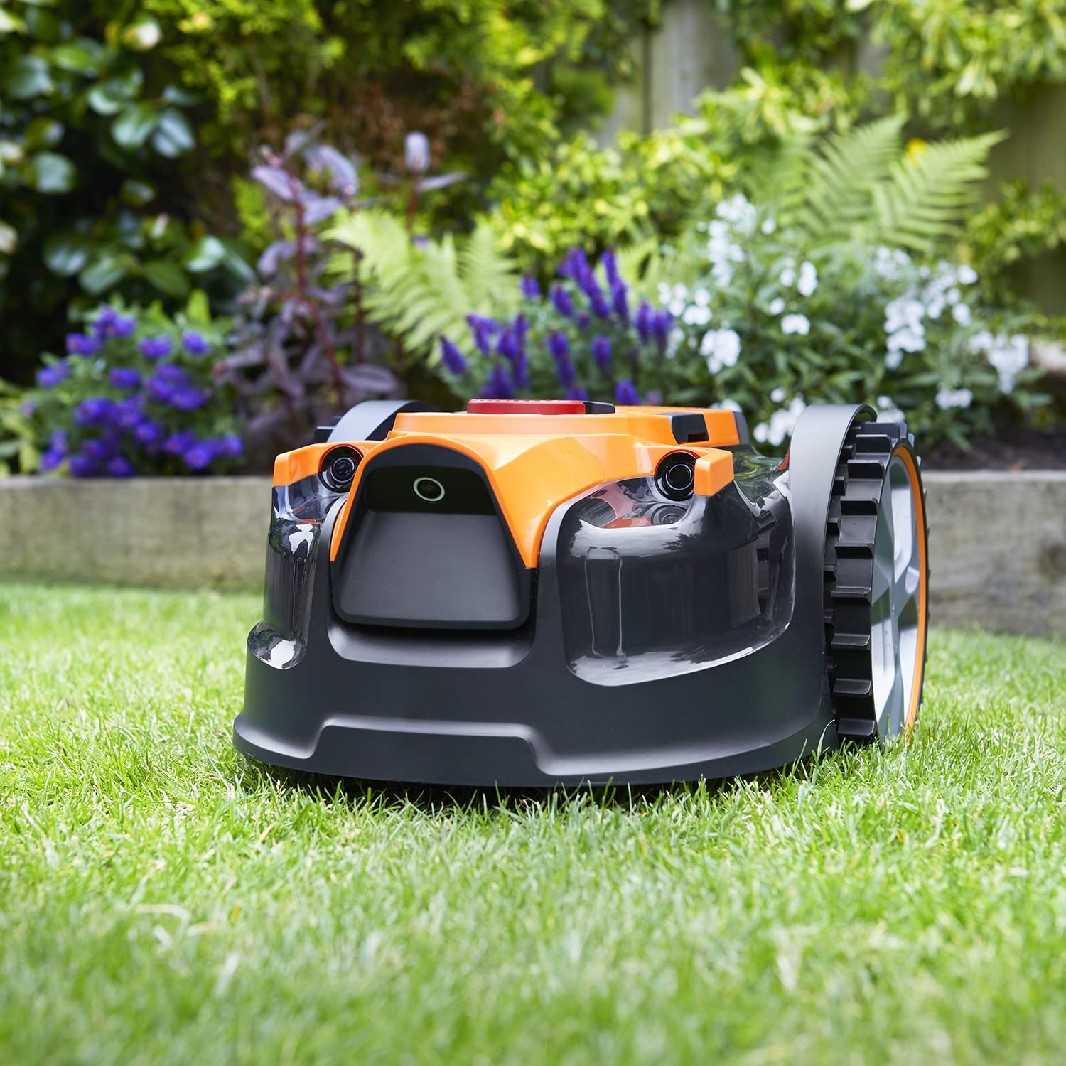 Robot Lawn Mower 16 Drop And Mow 24V 4.0Ah Battery Fast Charger Orange
