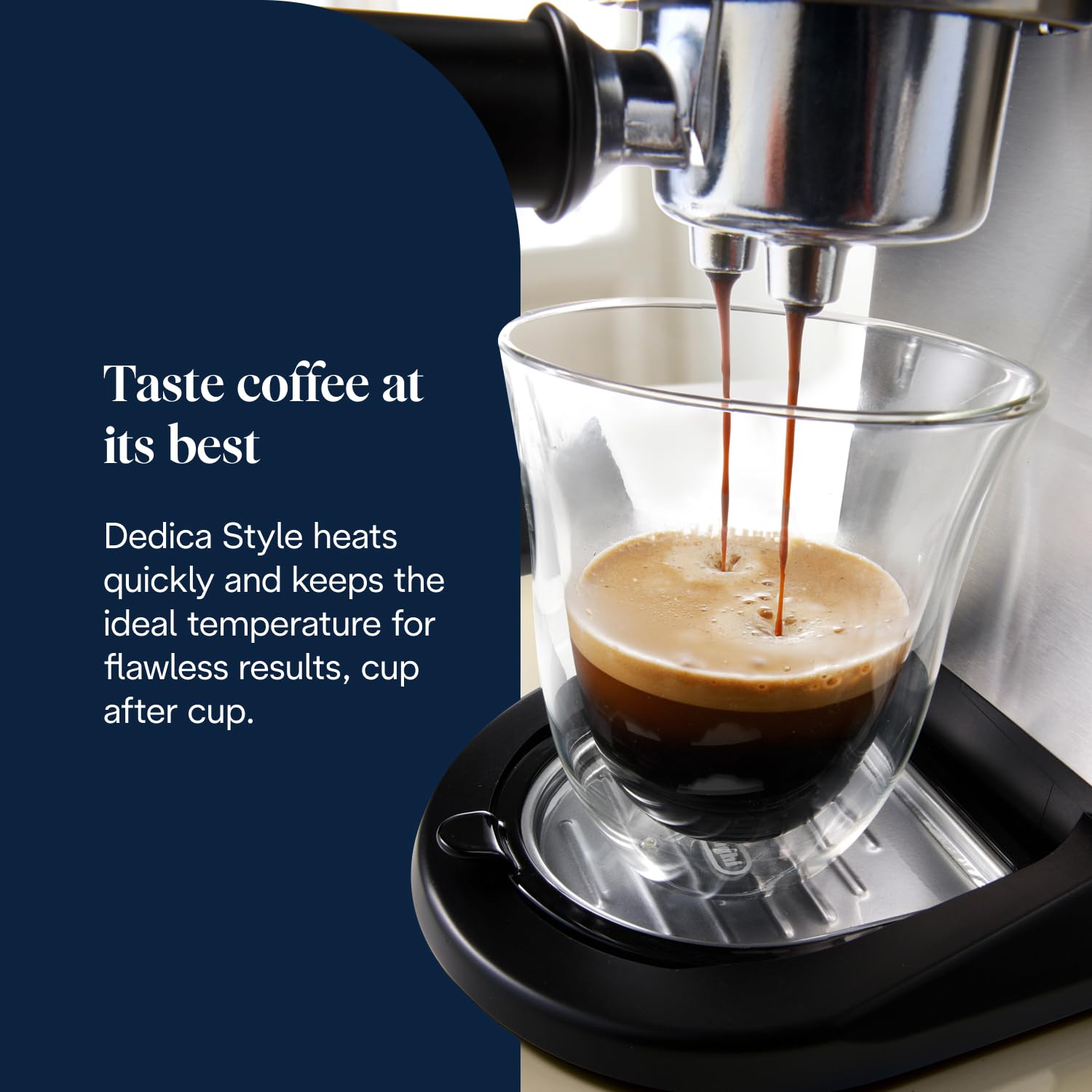 Traditional Pump Espresso Machine 15 Bar Milk Frother Silver