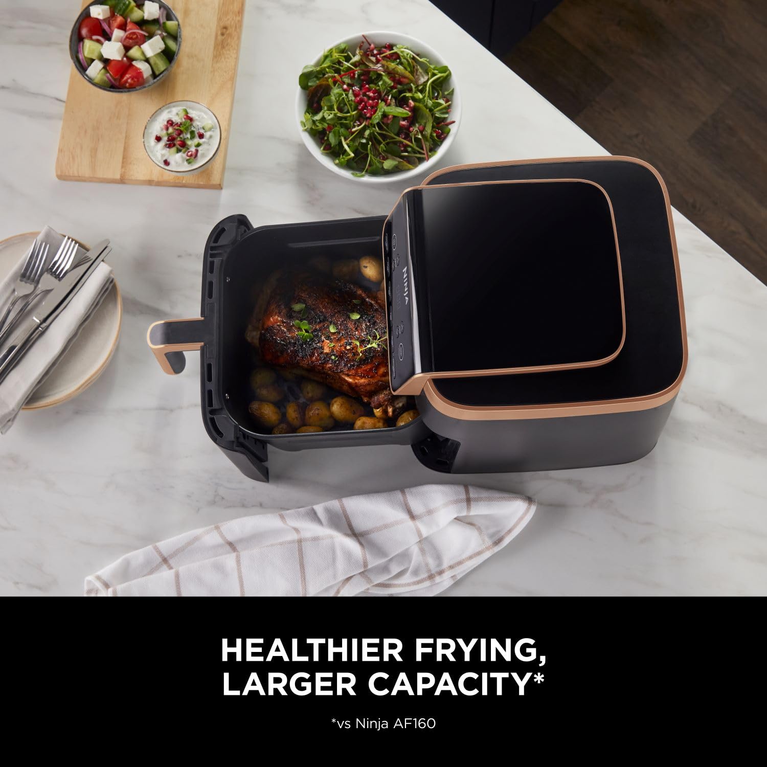 Air Fryer 6.2L 2000W 6 Functions Black/Copper