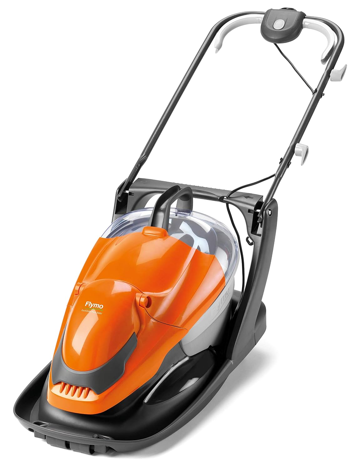 Corded Electric Hover Lawn Mower 1800W 36cm 26L 4 Heights Orange Grey
