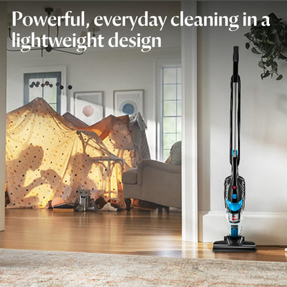 2-in-1 Bagless Vacuum Cleaner Lightweight Corded Cyclonic Filtration