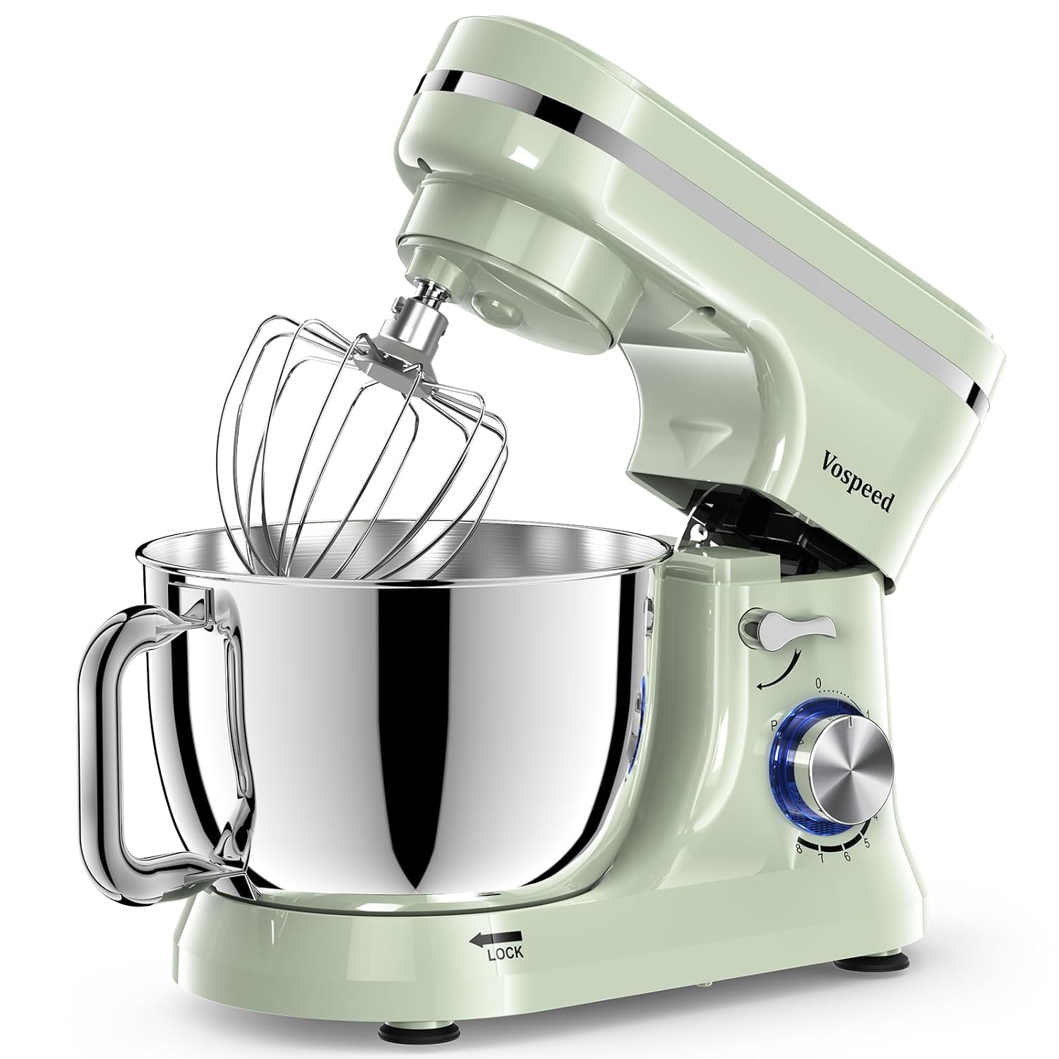 Stand Mixer 5-Quart 8-Speed 1000W Tilt-Head Black