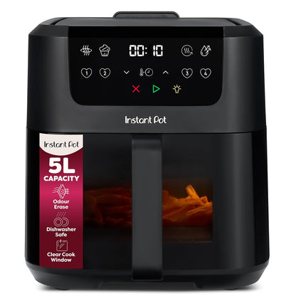Dual Basket Air Fryer 7.6L 1700W 8 Functions Black
