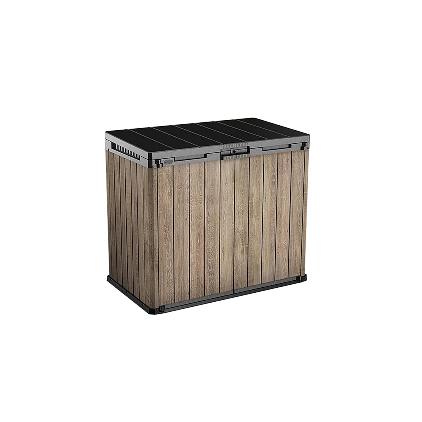 Outdoor Garden Storage Shed 880L Top And Front Opening Light Grey