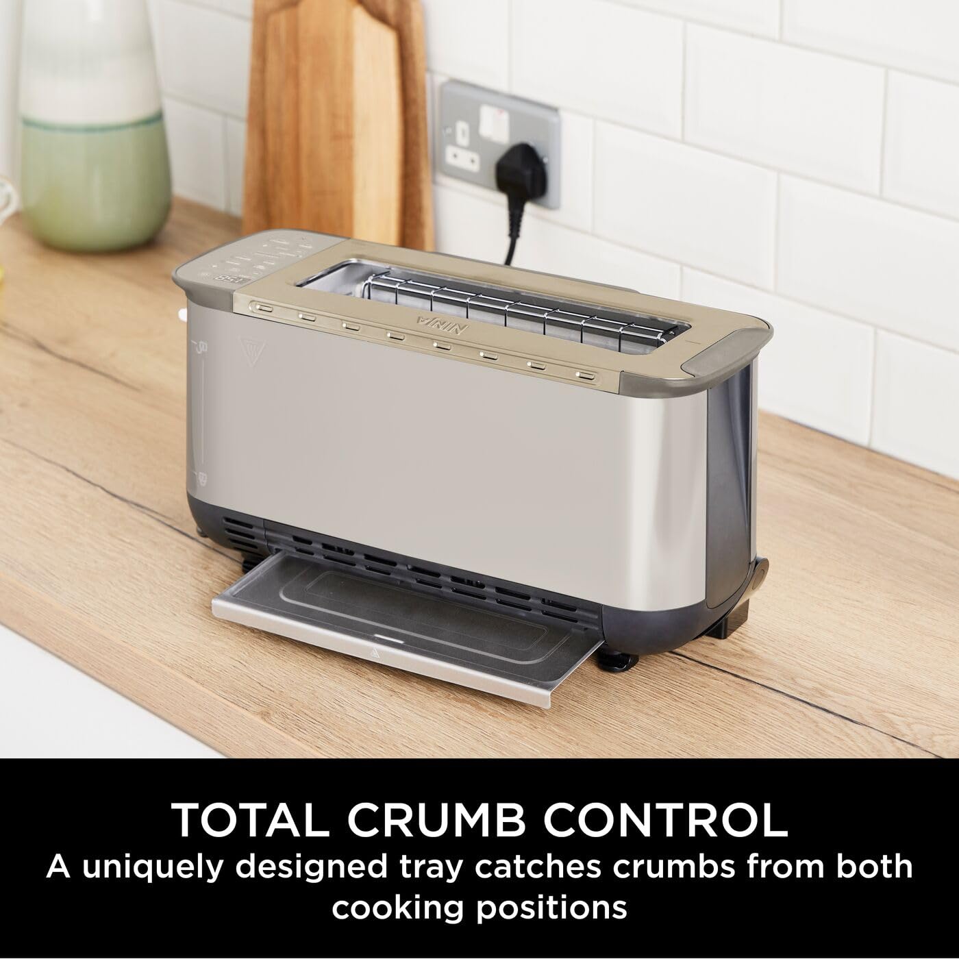 3-in-1 Toaster Grill And Panini Press 7 Functions Flip Design Stone Gold