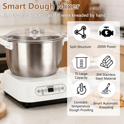 Stand Mixer 7L 1500W Touch Control White