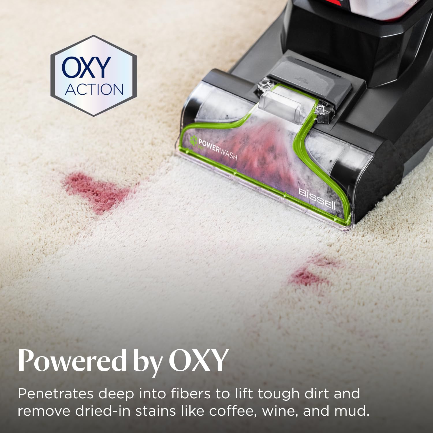 Carpet Cleaning Solution 1.5L Oxy Stain Remover Fresh Scent