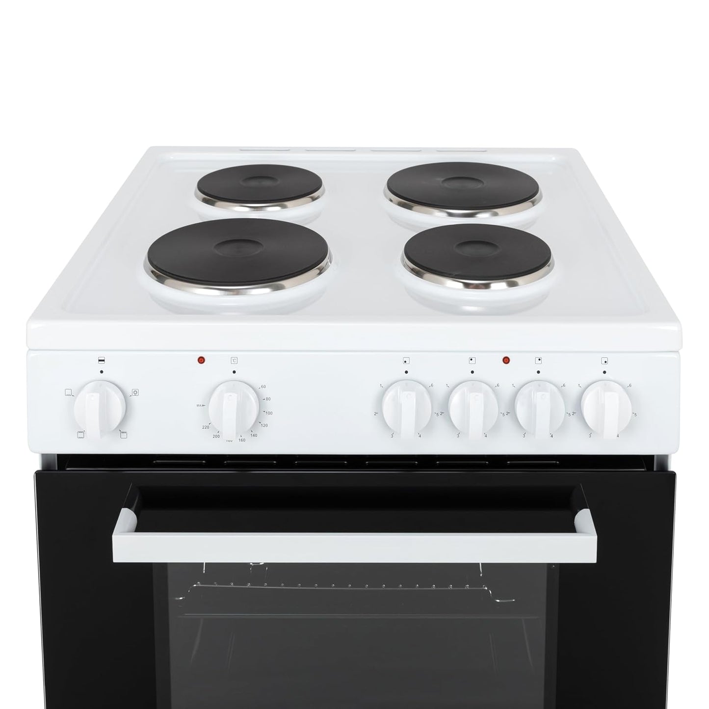 Freestanding Single Cavity Electric Cooker 68L 60cm White