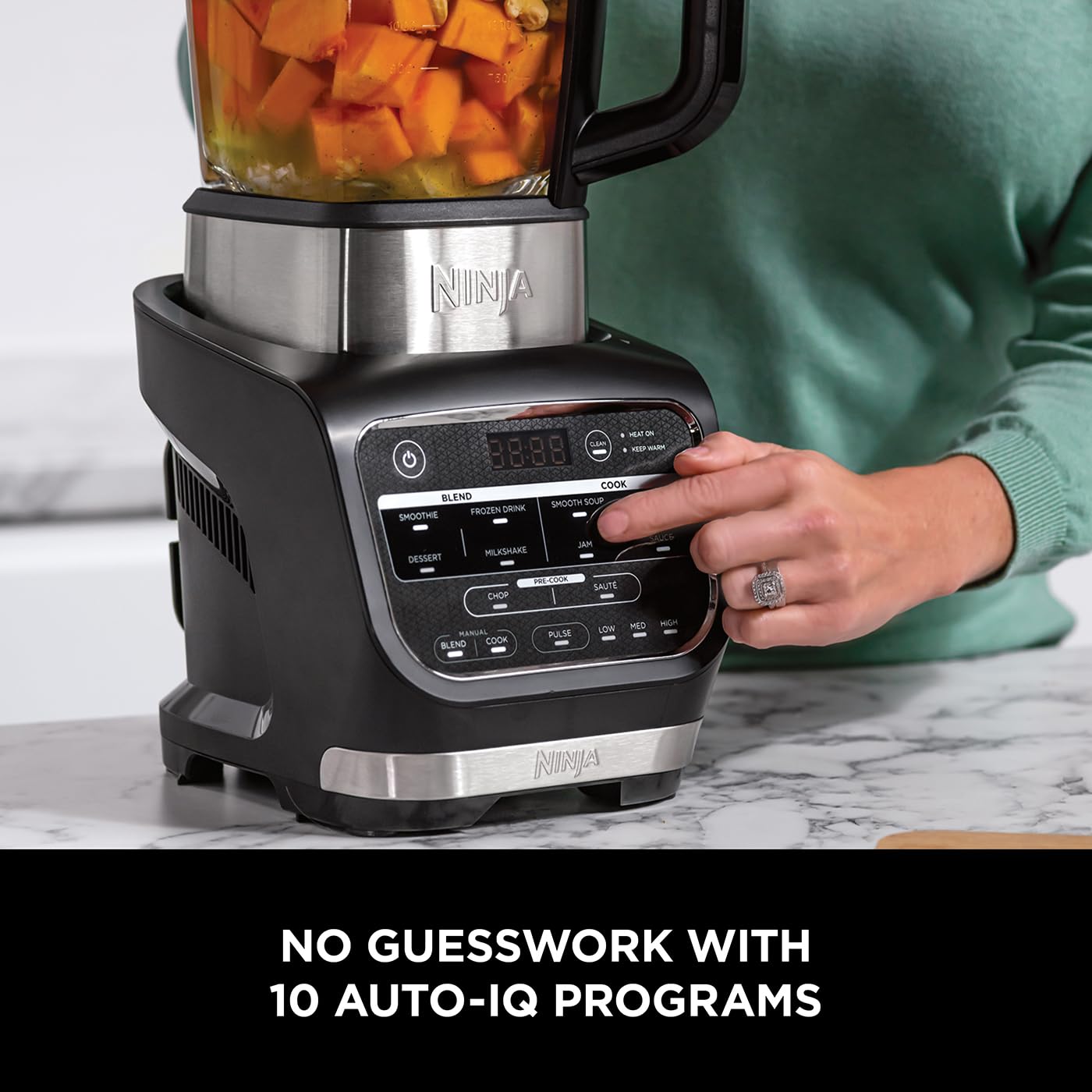 Blender & Soup Maker 1.7L 1000W 10 Auto-iQ Programs Black