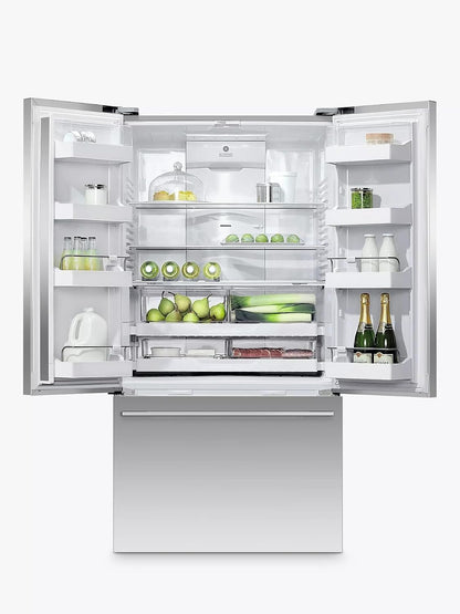 Freestanding French Door Fridge Freezer 569L 90cm Stainless Steel