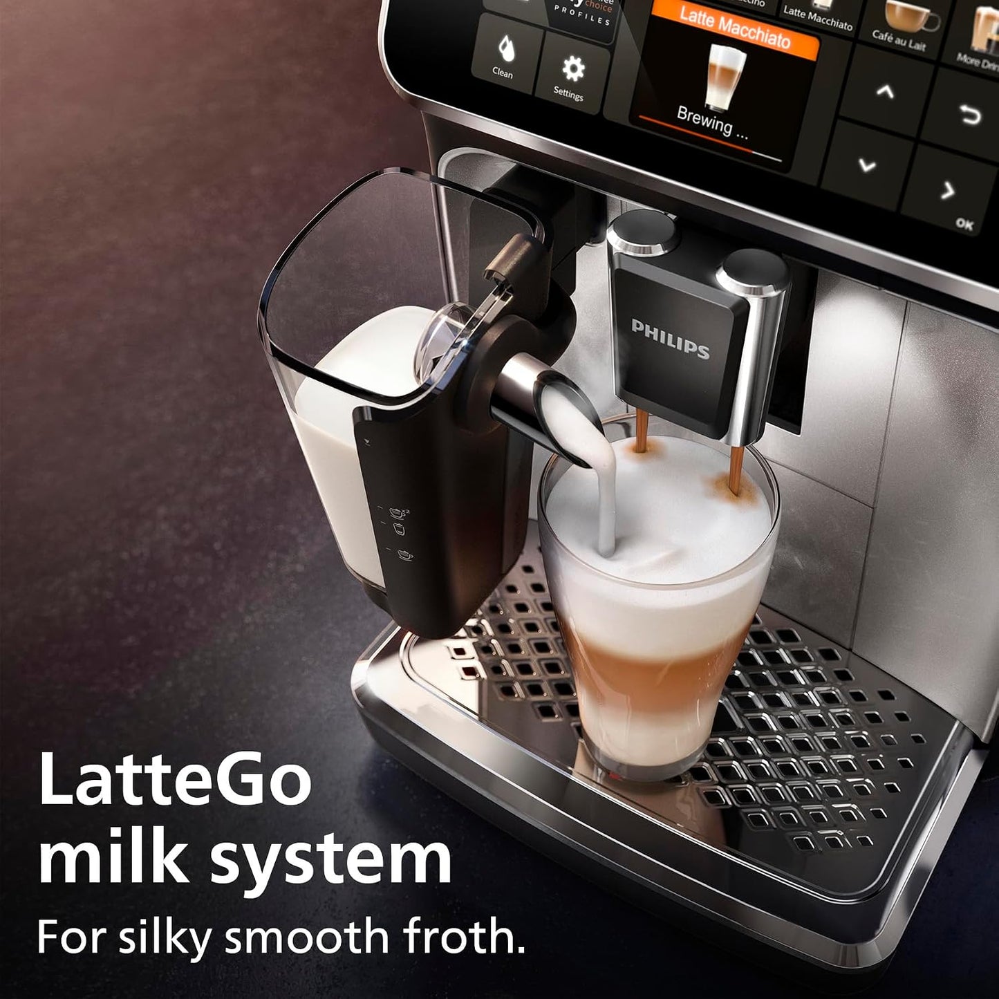 Bean To Cup Coffee Machine 12 Varieties Lattego Milk Frother Ceramic Grinder Black