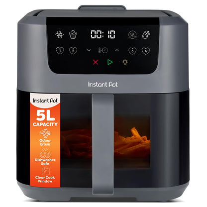 Dual Basket Air Fryer 7.6L 1700W 8 Functions Black