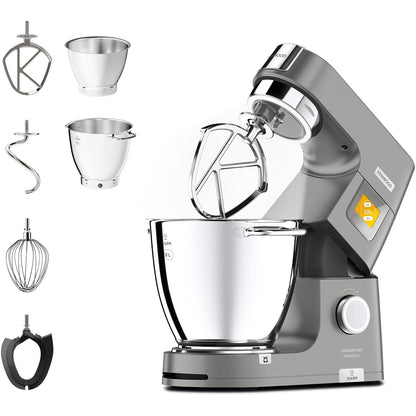 Stand Mixer 7L 5L 1400W 6 Speeds Touch Screen Silver