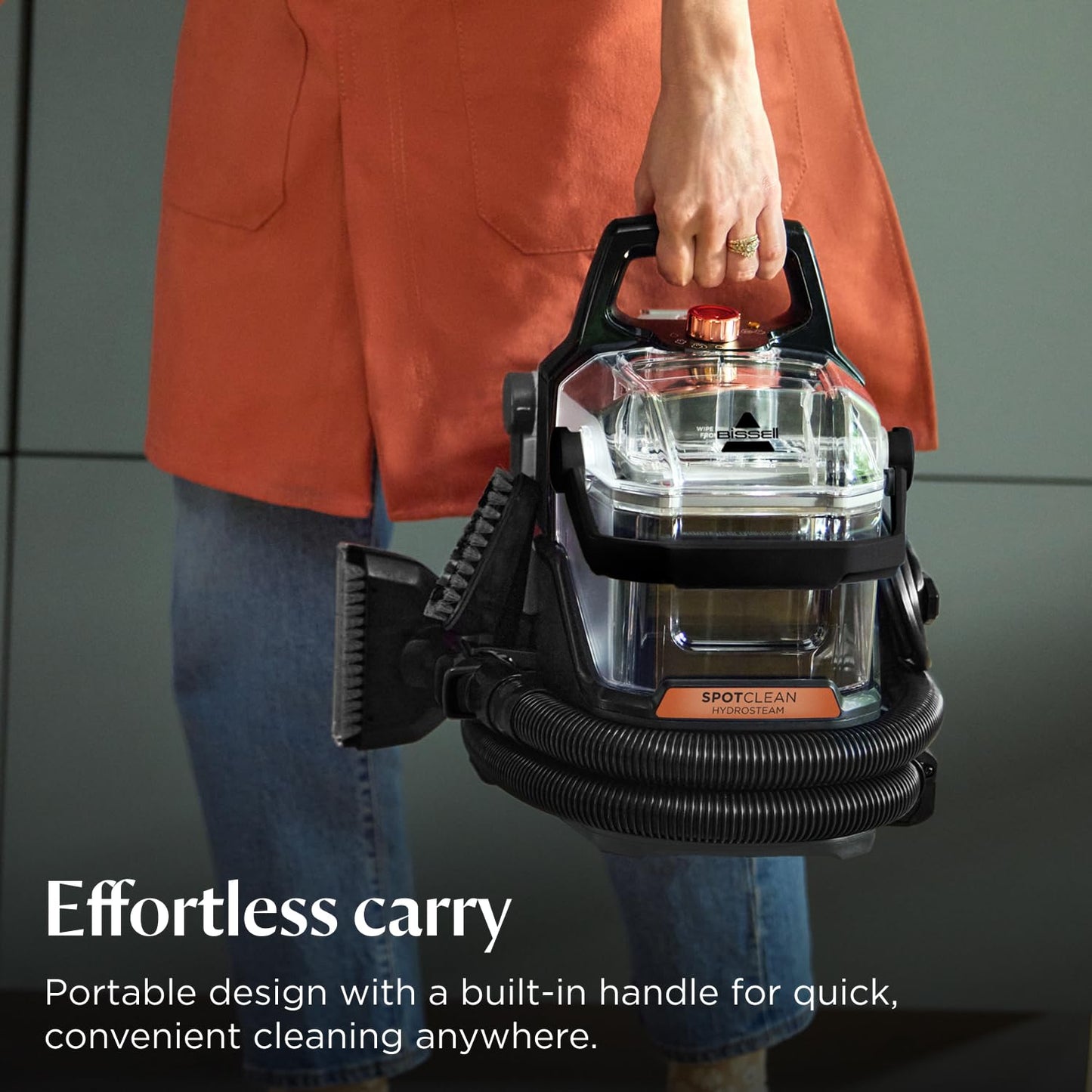 Spot Cleaner 1000W HydroSteam 3 Modes Self-Cleaning Titanium Blue