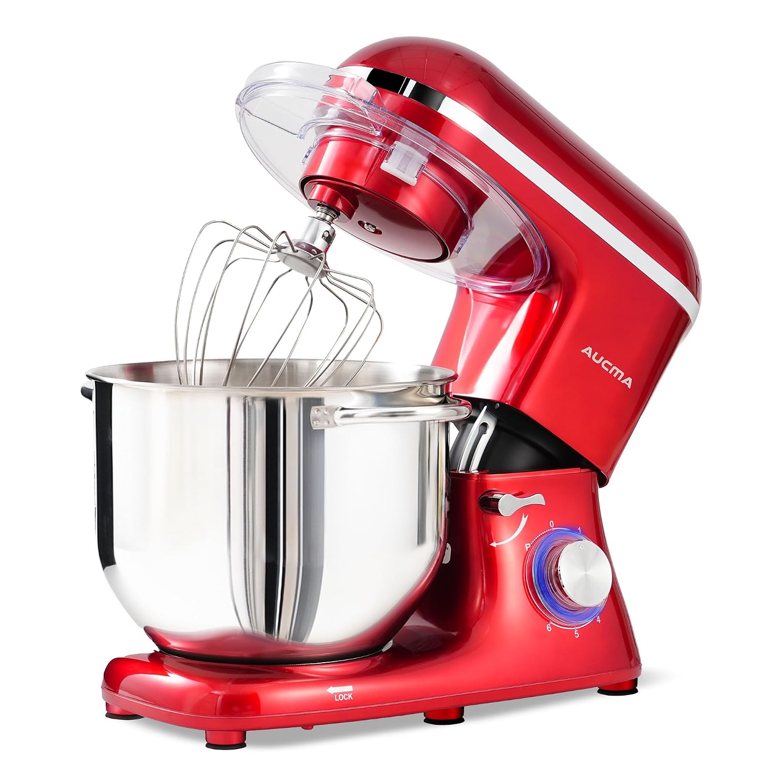 Stand Mixer 6.2L 1400W 6 Speed Tilt-Head Black
