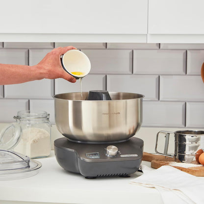 Stand Mixer 4L 650W 6 Speeds Dual Beaters Grey