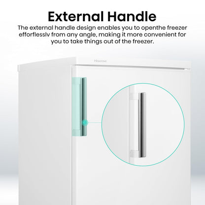 Freestanding Freezer 82L 56cm White Undercounter