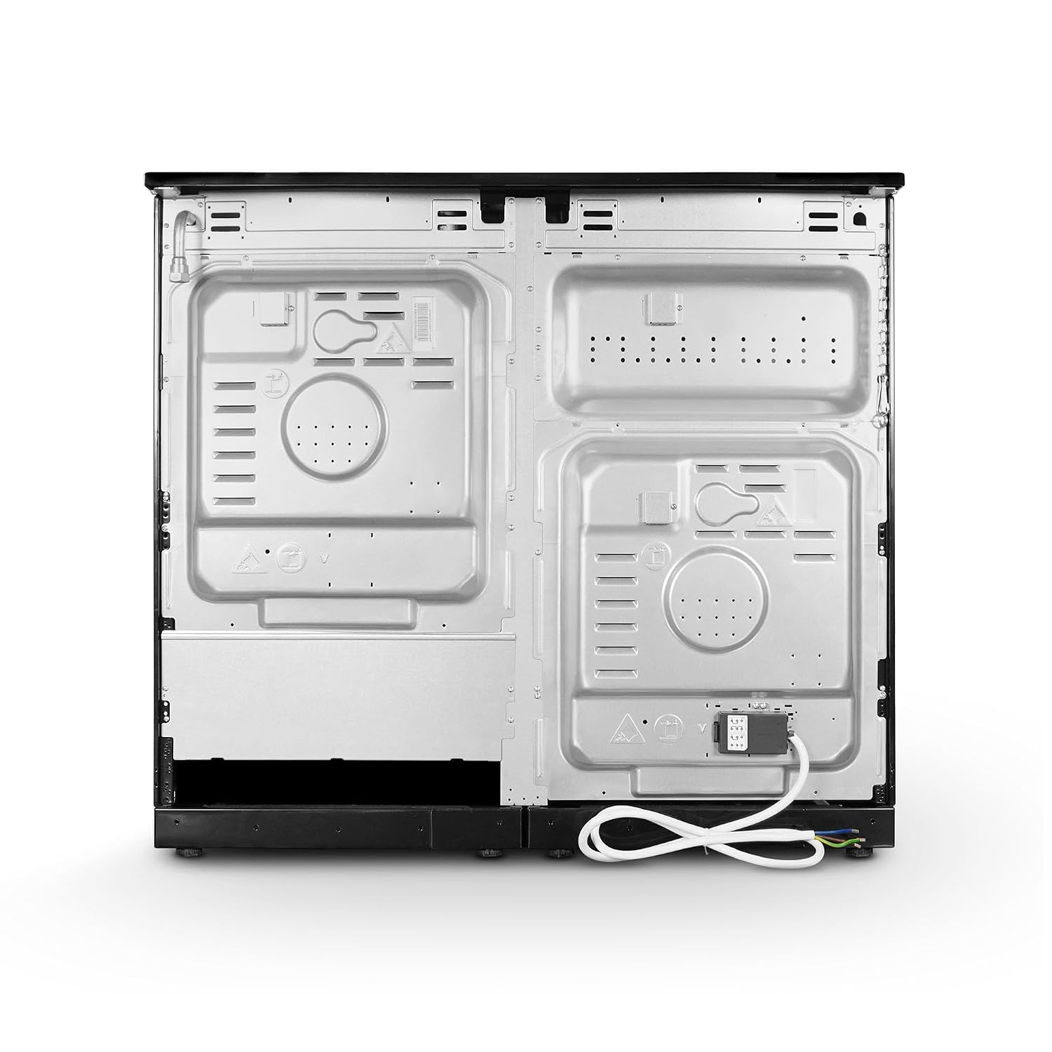 Dual Fuel Range Cooker 100cm Freestanding 7 Burners 2 Ovens Cream
