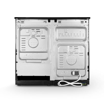 Dual Fuel Range Cooker 100cm Freestanding 7 Burners 2 Ovens Cream