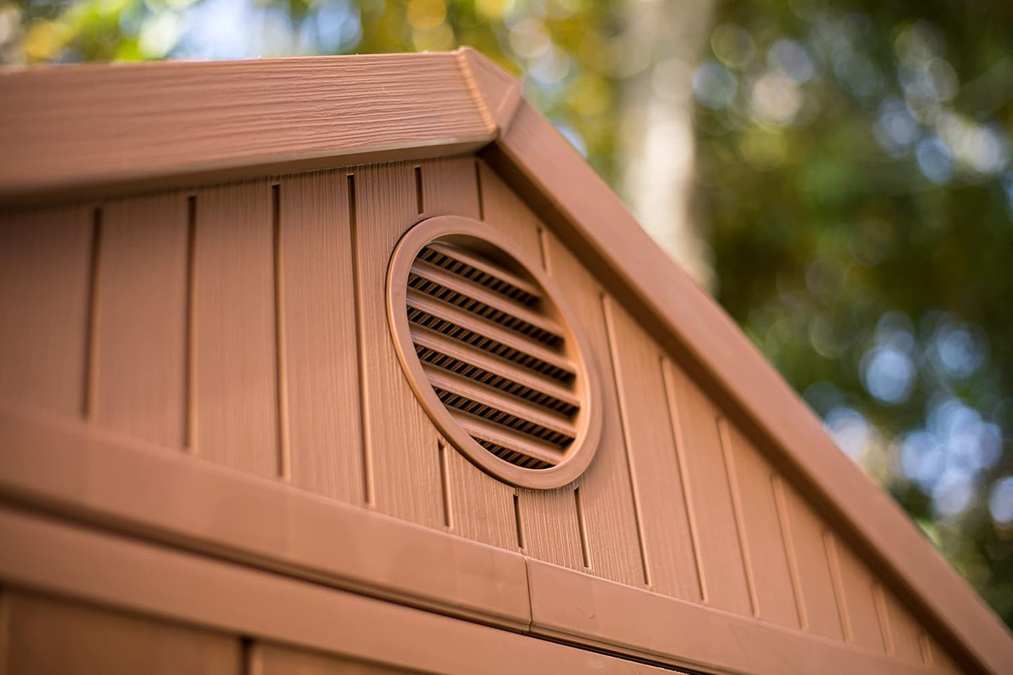 Darwin 6x4ft Double Door Garden Shed — Wood-Effect Outdoor Storage