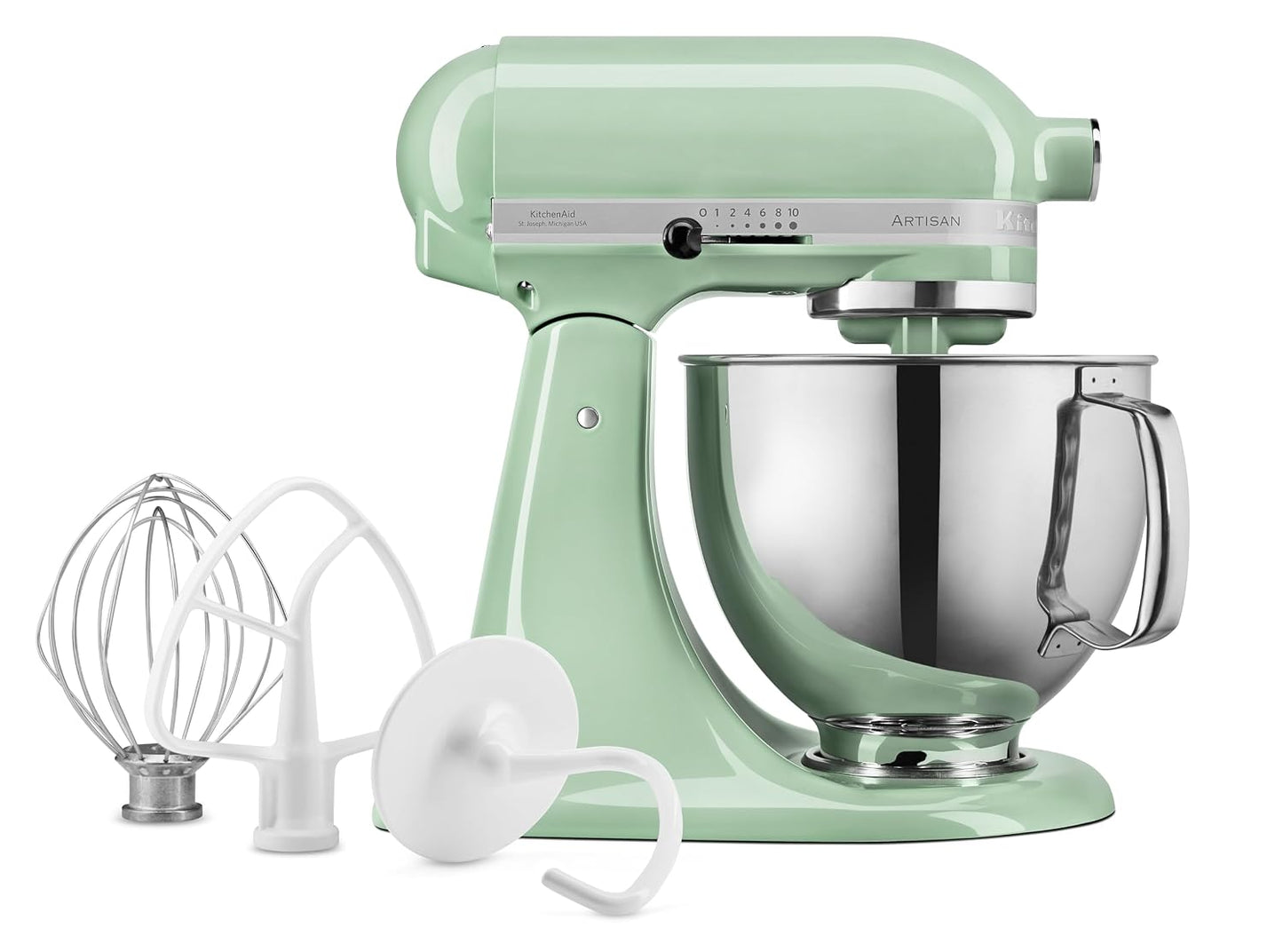 Stand Mixer 4.8L 10 Speed Porcelain White