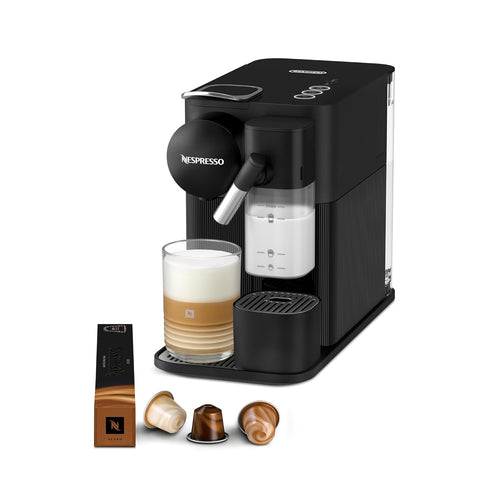 Coffee Maker 19 Bar Capsule Espresso Machine Automatic Milk Frother Black