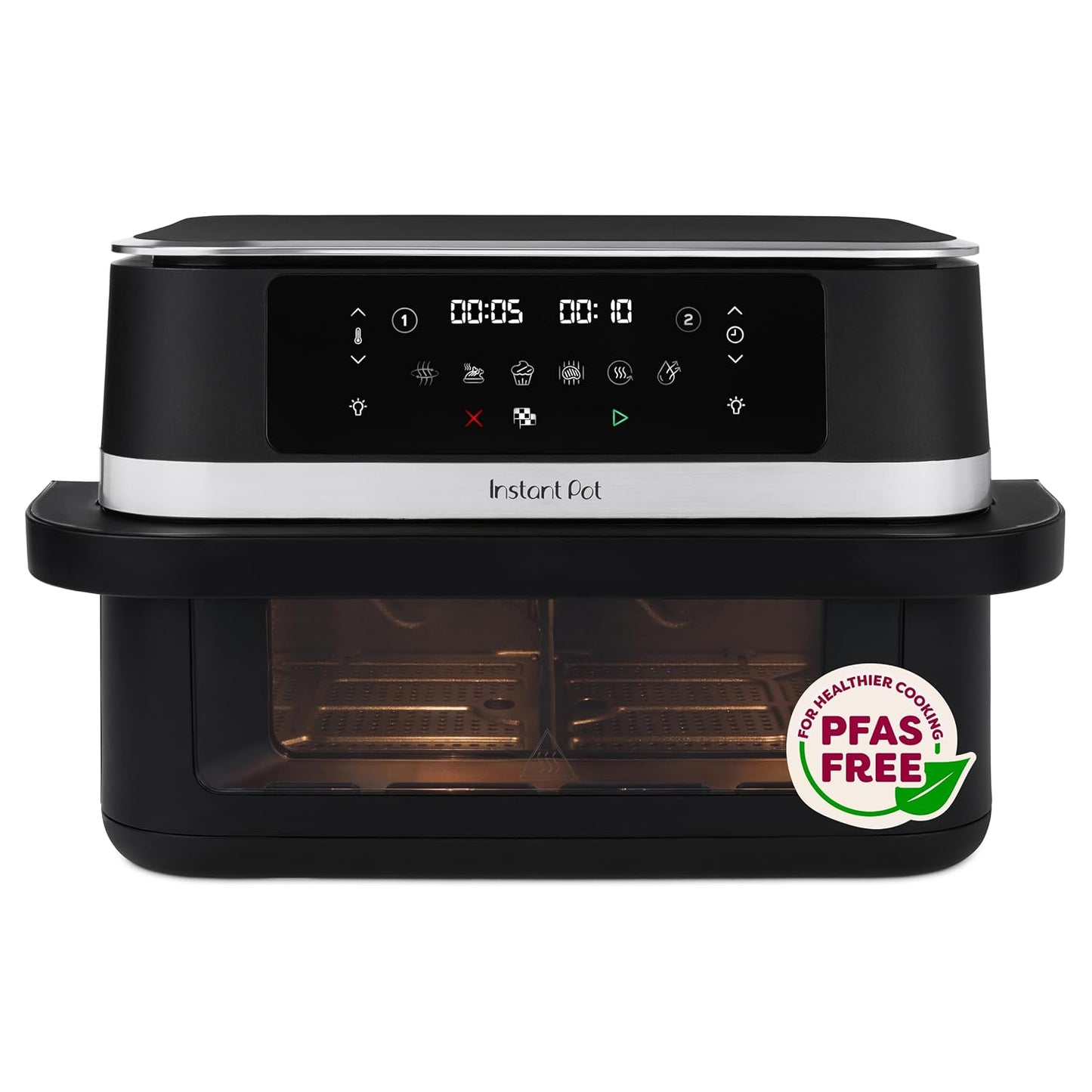 Dual Zone Air Fryer 8.5L 8-in-1 With Sync Cook Black