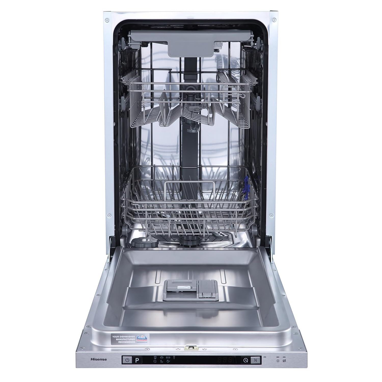 Built-In Dishwasher 10 Place Settings 7 Programs White 30 Min Quick Wash