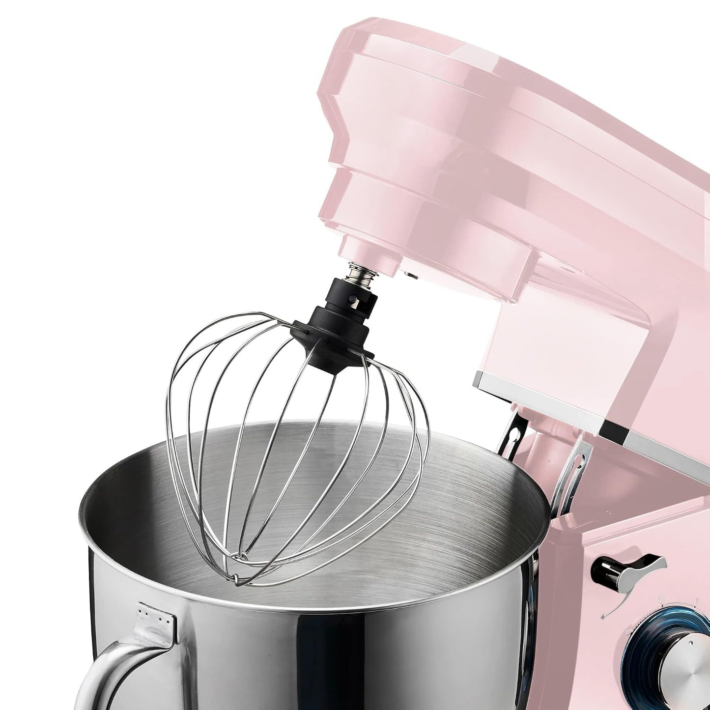 Stand Mixer 1200W 7L Stainless Steel Bowl 6 Speeds Pulse Pink
