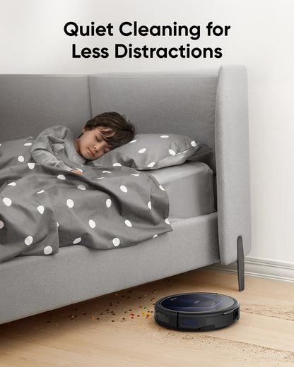 Robot Vacuum And Mop 4000Pa Suction 120 Min Black