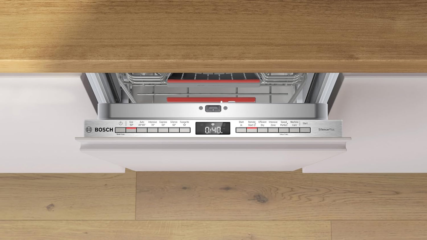 Built-In Dishwasher 45cm 10 Place Settings 44dB Stainless Steel