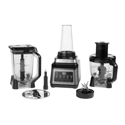 3-In-1 Food Processor And Blender With 5 Automatic Programs 1.8L Black