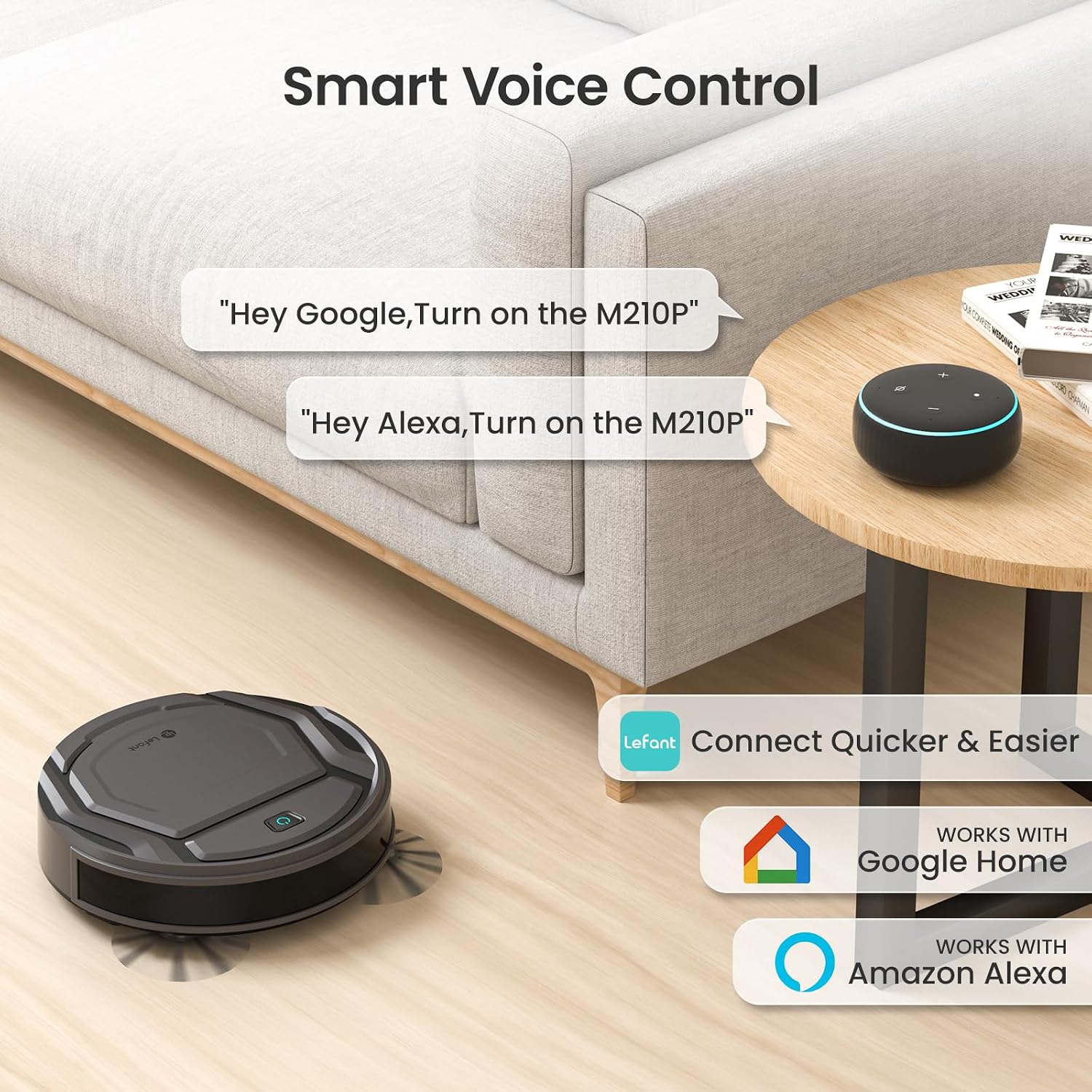 Robot Vacuum And Mop 5000Pa Carpet Boost 120 Min Black