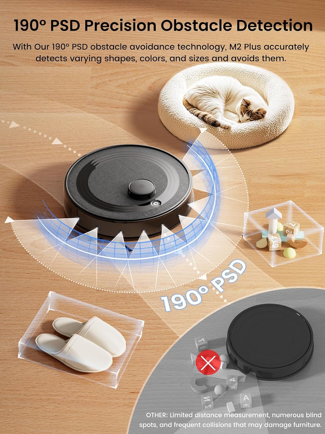 Robot Vacuum And Mop 6000Pa Self-Emptying LiDAR Navigation Black