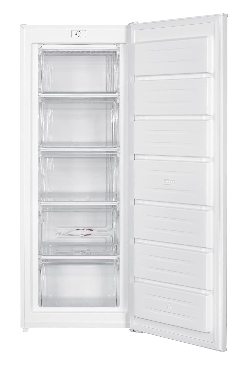 Upright Freezer 168L 5 Drawers Mechanical Control Freestanding White