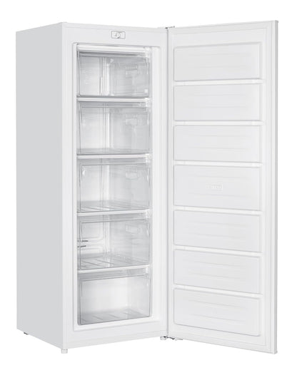 Upright Freezer 168L 5 Drawers Mechanical Control Freestanding White