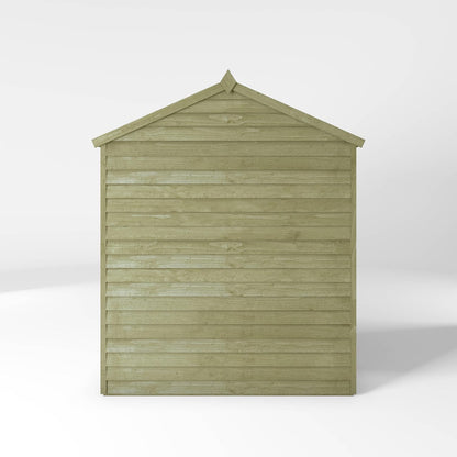 Wooden Garden Storage Shed 8 X 6 Ft Single Door Reverse Apex Roof