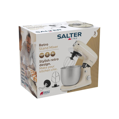 Stand Mixer 5L 1300W 8 Speed Cream