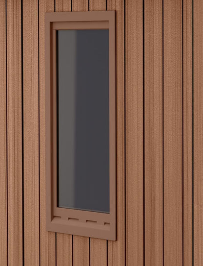 Darwin 6x4ft Double Door Garden Shed — Wood-Effect Outdoor Storage