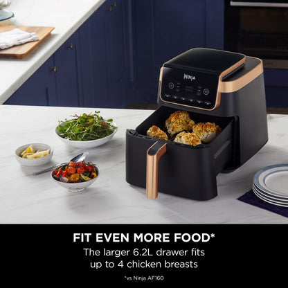 Air Fryer 6.2L 2000W 6 Functions Black/Copper